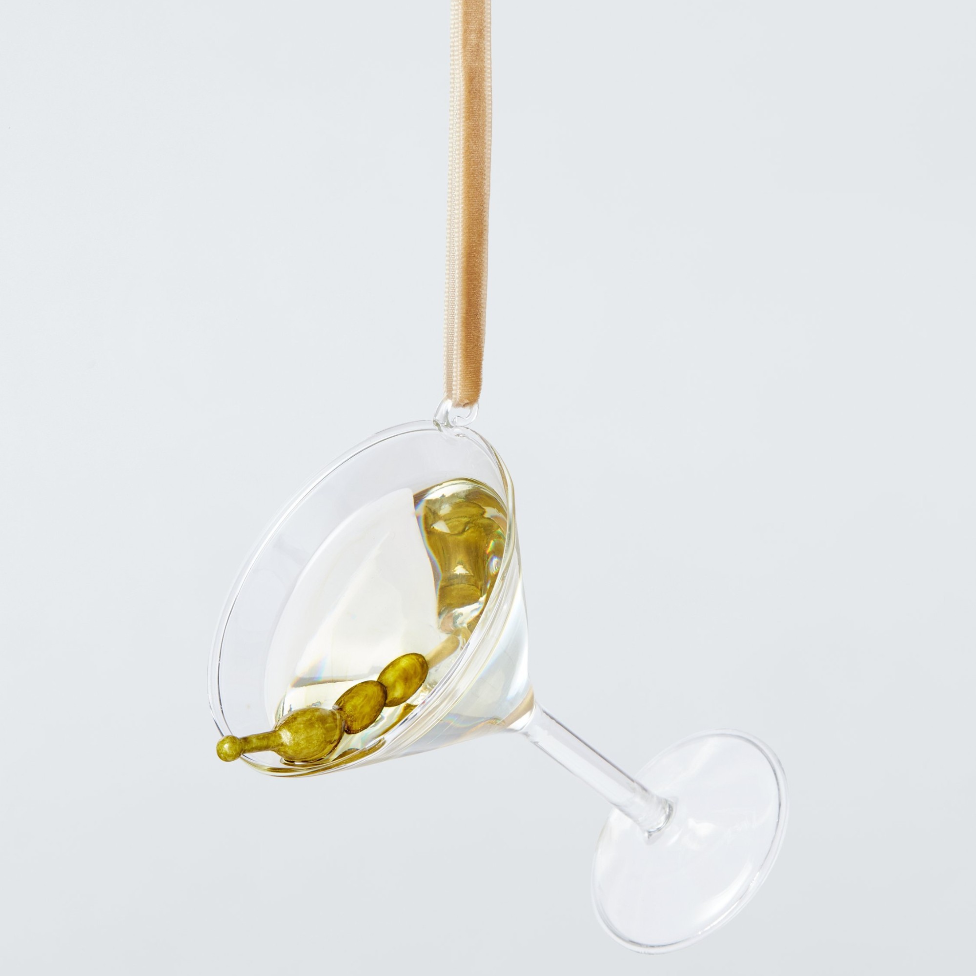 John Lewis The Connoisseur Martini Glass Bauble, Multi