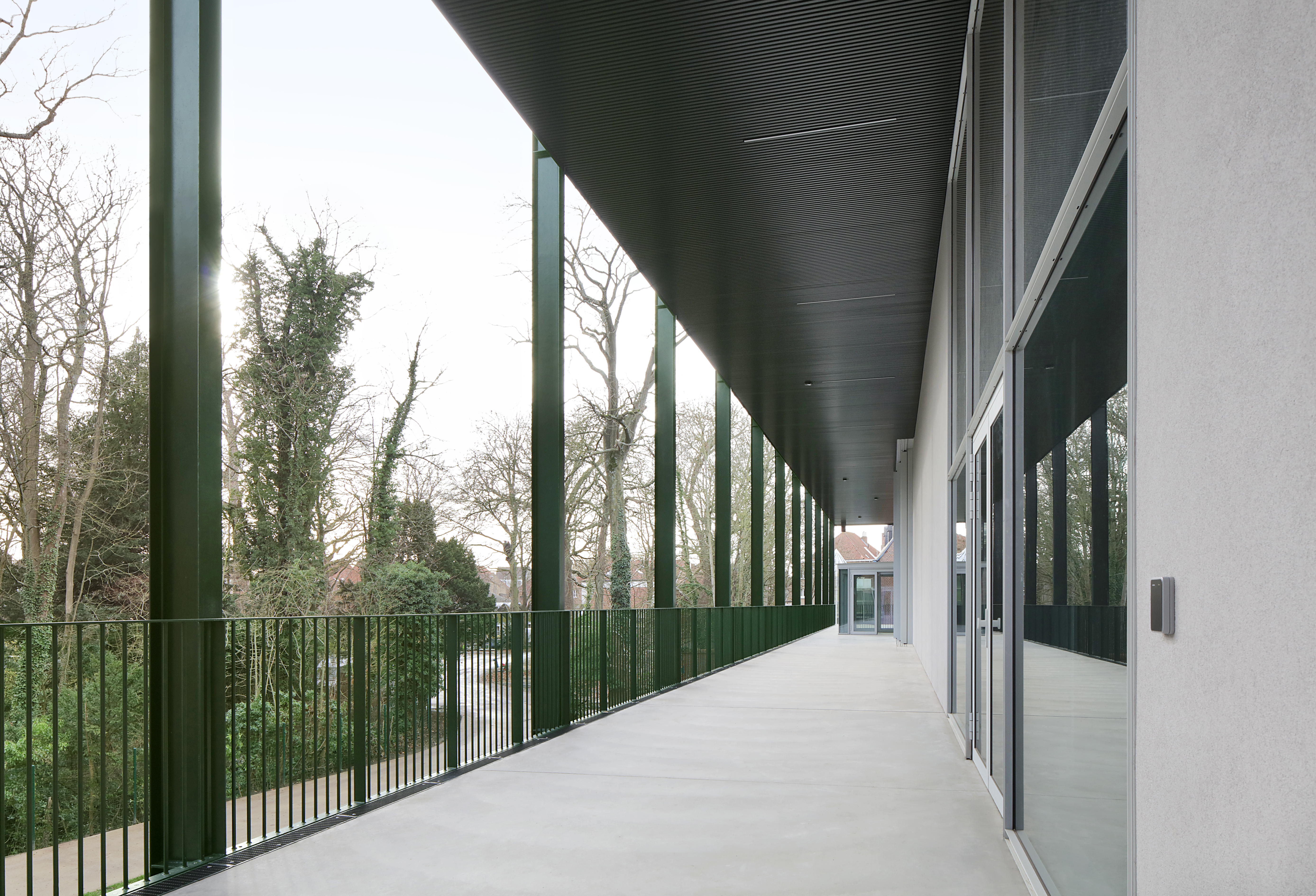 BRUSK exhibition hall in Bruges by Robbrecht en Daem