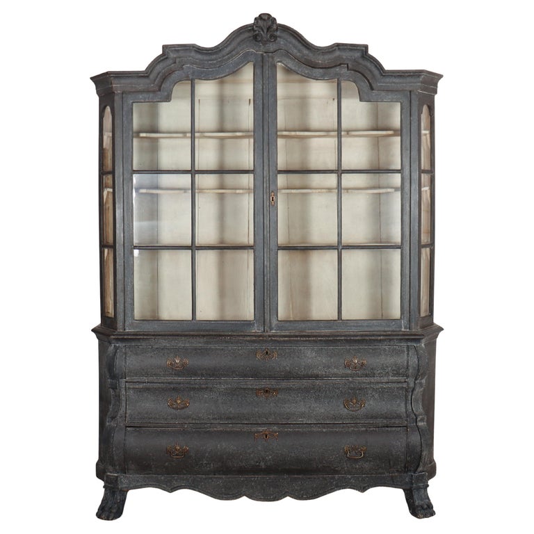 Large 18th Century Dutch Display Cabinet