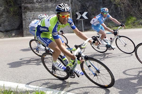 Ivan Basso (Liquigas-Doimo) during stage three