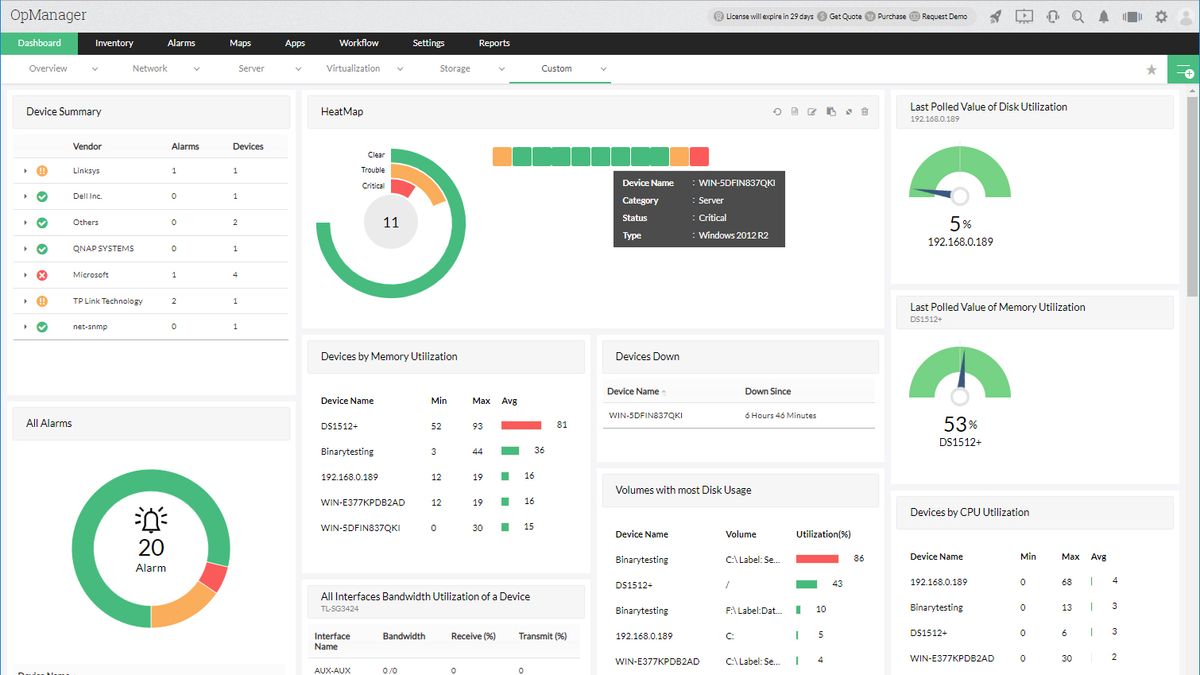 ManageEngine OpManager 12.3 review: Superb value for SMBs | ITPro