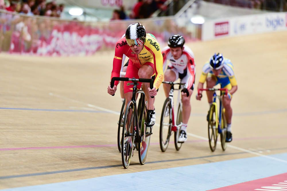 Spain's Sebastian Mora lapped the field to win the scratch race