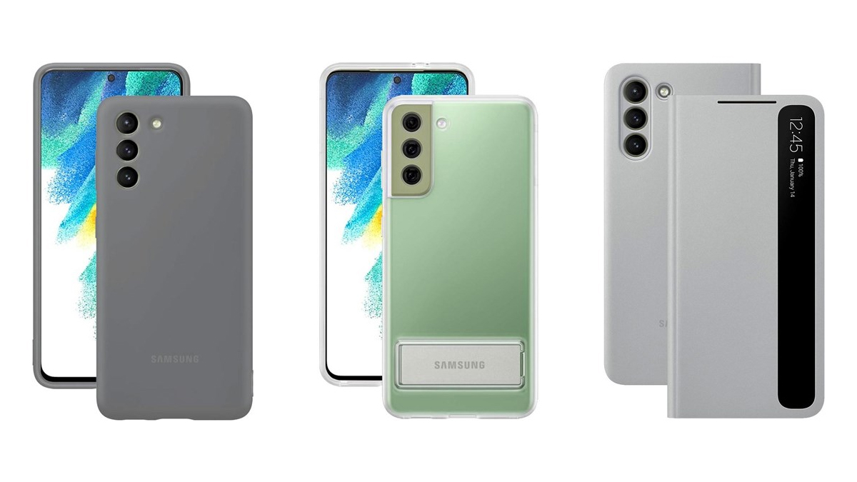 Three Samsung Galaxy S21 FE cases