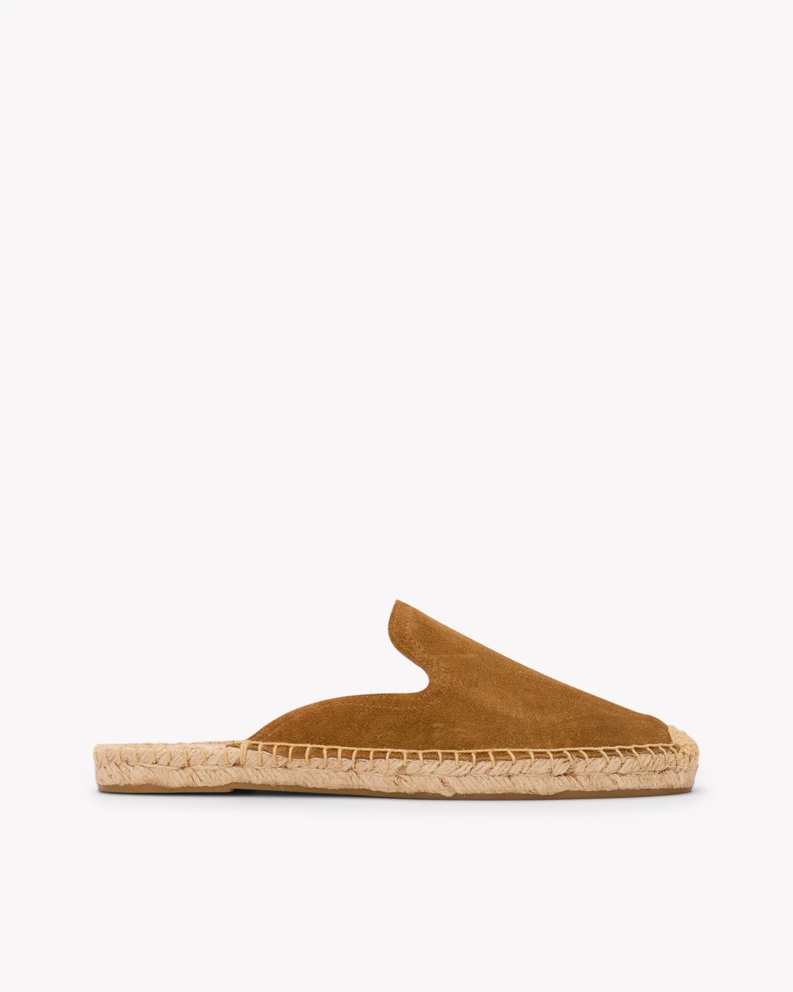 Women's Smoking Mule Espadrille | Suede | Miel Brown