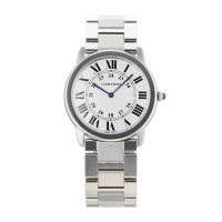 Pre-owned Cartier Ronde Solo:&nbsp;was £2,595, now £2,205 at Goldsmiths