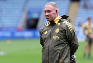 Leicester squad for 2024/25 LEICESTER, ENGLAND - AUGUST 6 : Leicester City manager Steve Cooper during the Leicester City Men and Women Open Training Session at King Power Stadium on August 6, 2024 in Leicester, England. (Photo by Plumb Images/Leicester City FC via Getty Images)