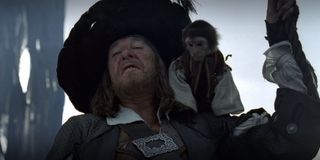 Geoffrey Rush in Pirates of the Carribean: The Curse of the Black Pearl