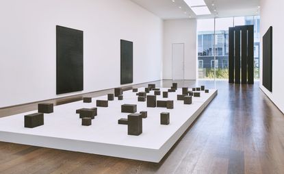 Installation view of ‘Idris Khan: Absorbing Light’ at Victoria Miro