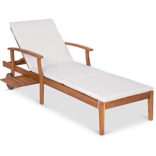 A Best Choice Products Acacia Lounge Chair