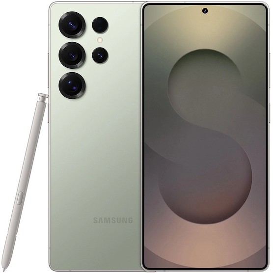 Samsung Galaxy S25 Ultra in Titanium Jadegreen official render