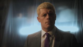 Cody Rhodes promoting his G1 Special match with Kenny Omega