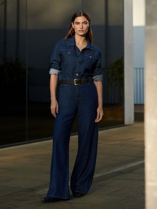 Frankie Relaxed Denim Jumpsuit