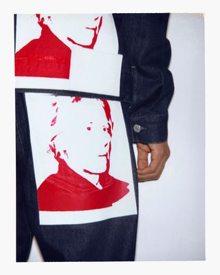 Andy warhol for Calvin Klein jeans and jacket