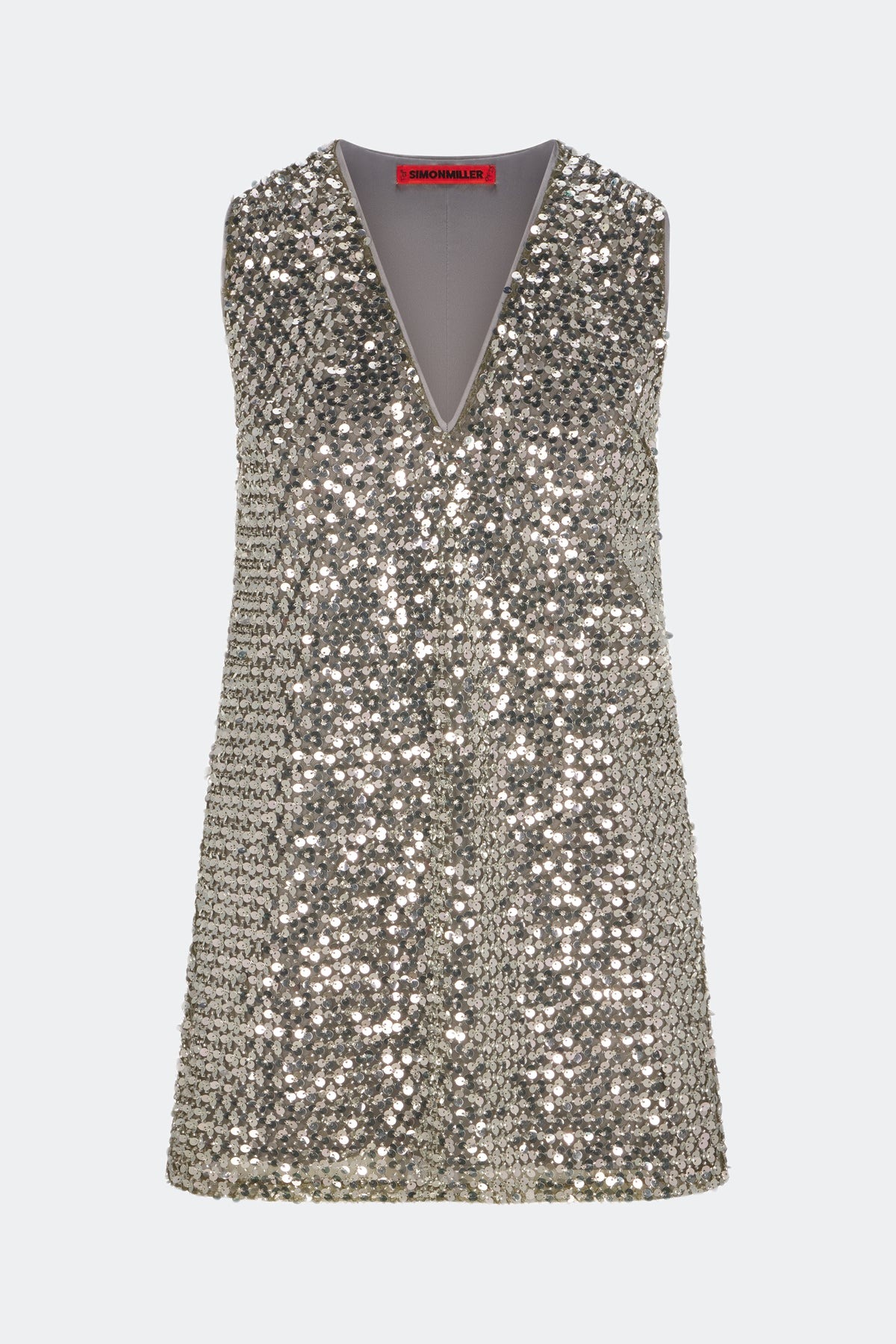 simon miller, fountain sequin dress