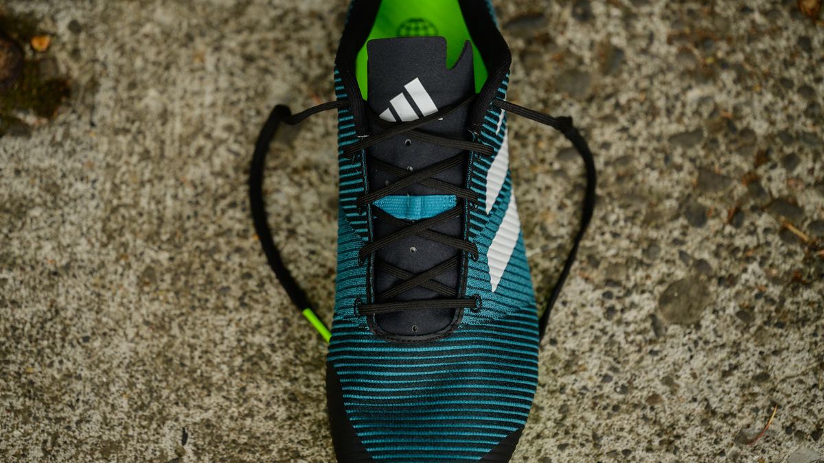 Adidas The Road Cycling Shoe laced closure