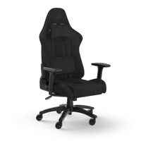 TC100 RELAXED Gaming Chair - Fabric Black/Black (UK)