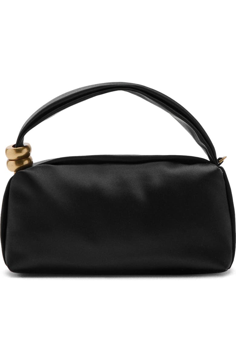 Satin Top Handle Bag
