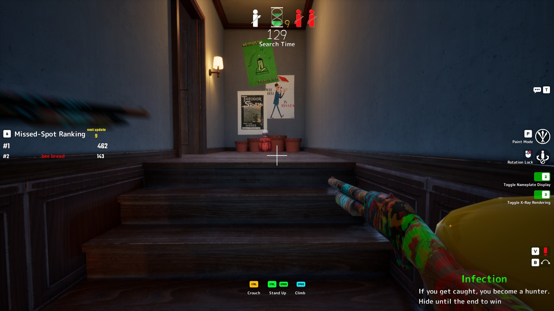 Meccha Chameleon hiding spots screenshots