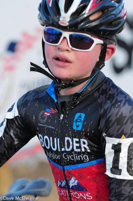 Seamus Keller at the finish