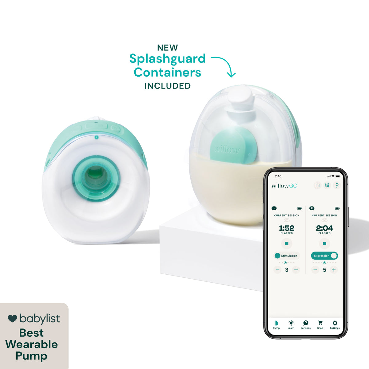 Willow Go&amp;reg; Wearable Breast Pump