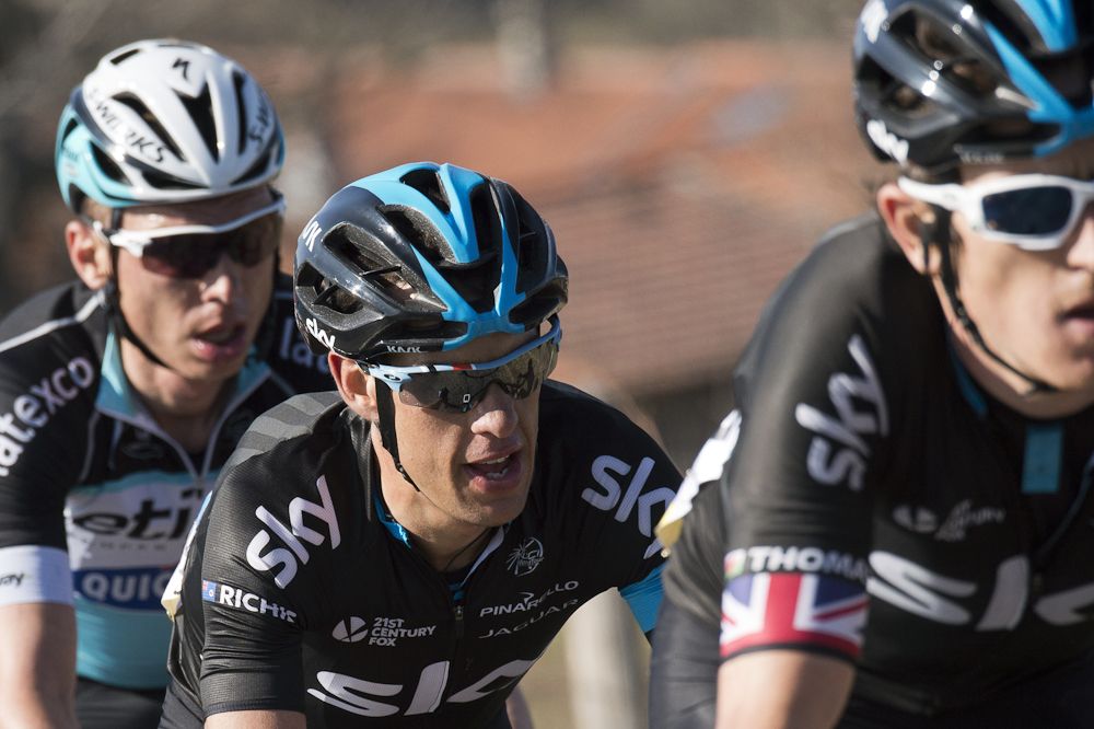 Richie Porte during stage 4 of Paris-Nice.