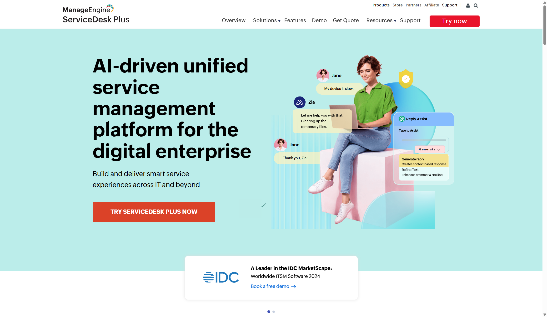 ManageEngine ServiceDesk Plus