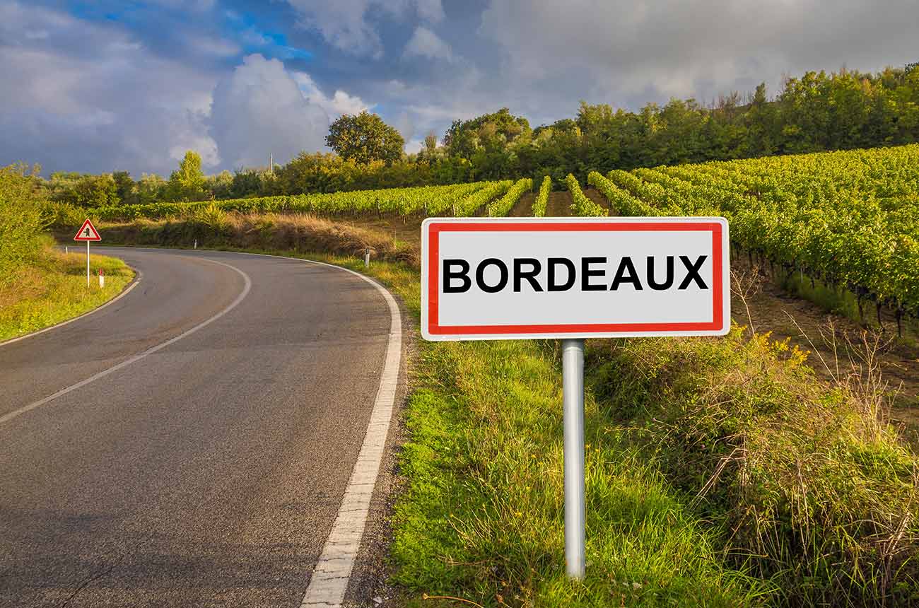 Bordeaux wine region