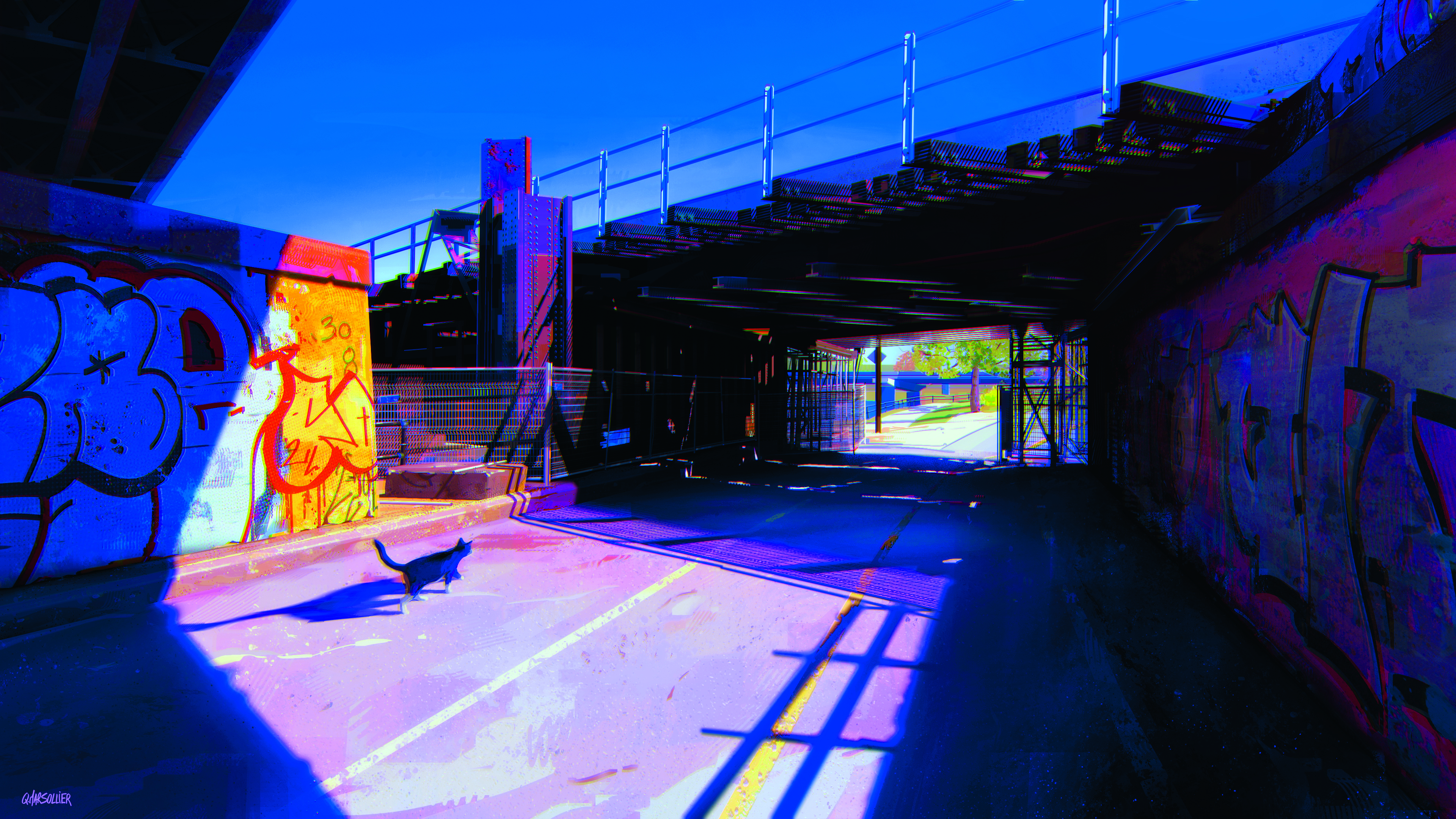 Visual dev artist Quentin Marsollier explains his technique.