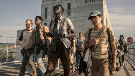 Cooper Hoffman, David Jonsson, Ben Wang and more in The Long Walk