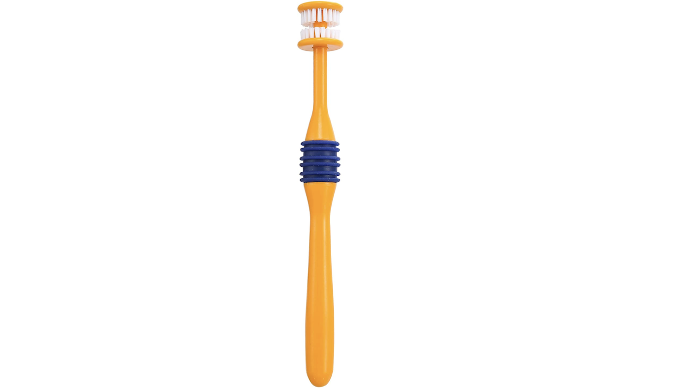 360&amp;ordm; toothbrush for dogs