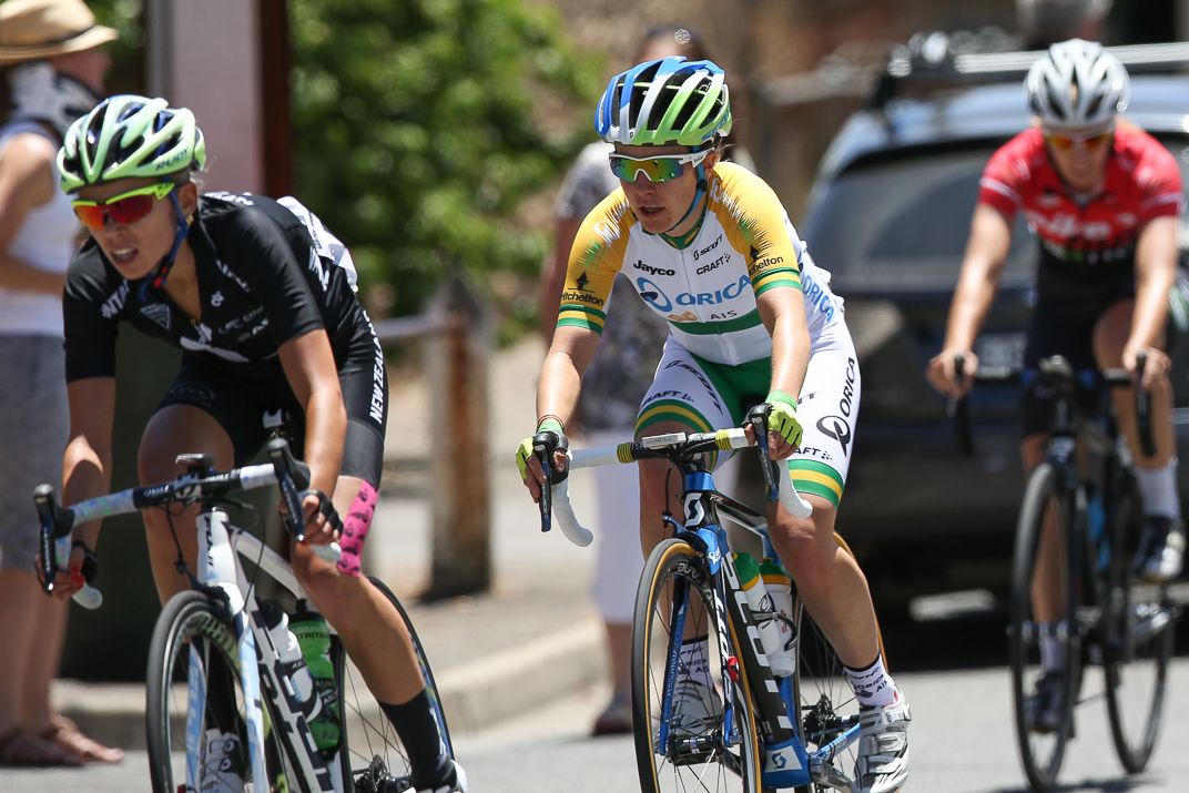 Newly crowned Australian champion Amanda Spratt (Orica-AIS)