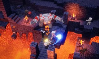 Minecraft Dungeons' cross-platform multiplayer support arrives next