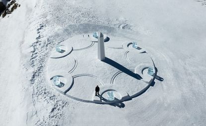 Snow sundial by Daniel Arsham Hublot