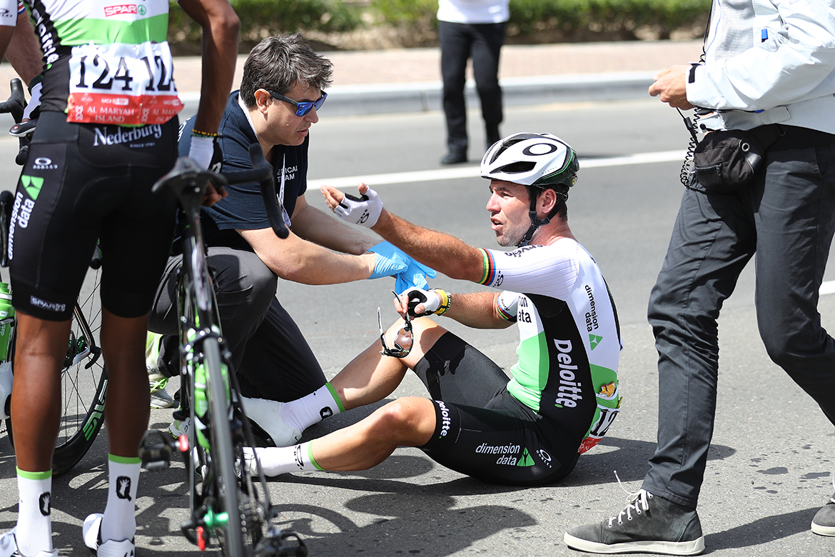 Abu Dhabi Tour organisers blame automatic brake sensor for Cavendish ...