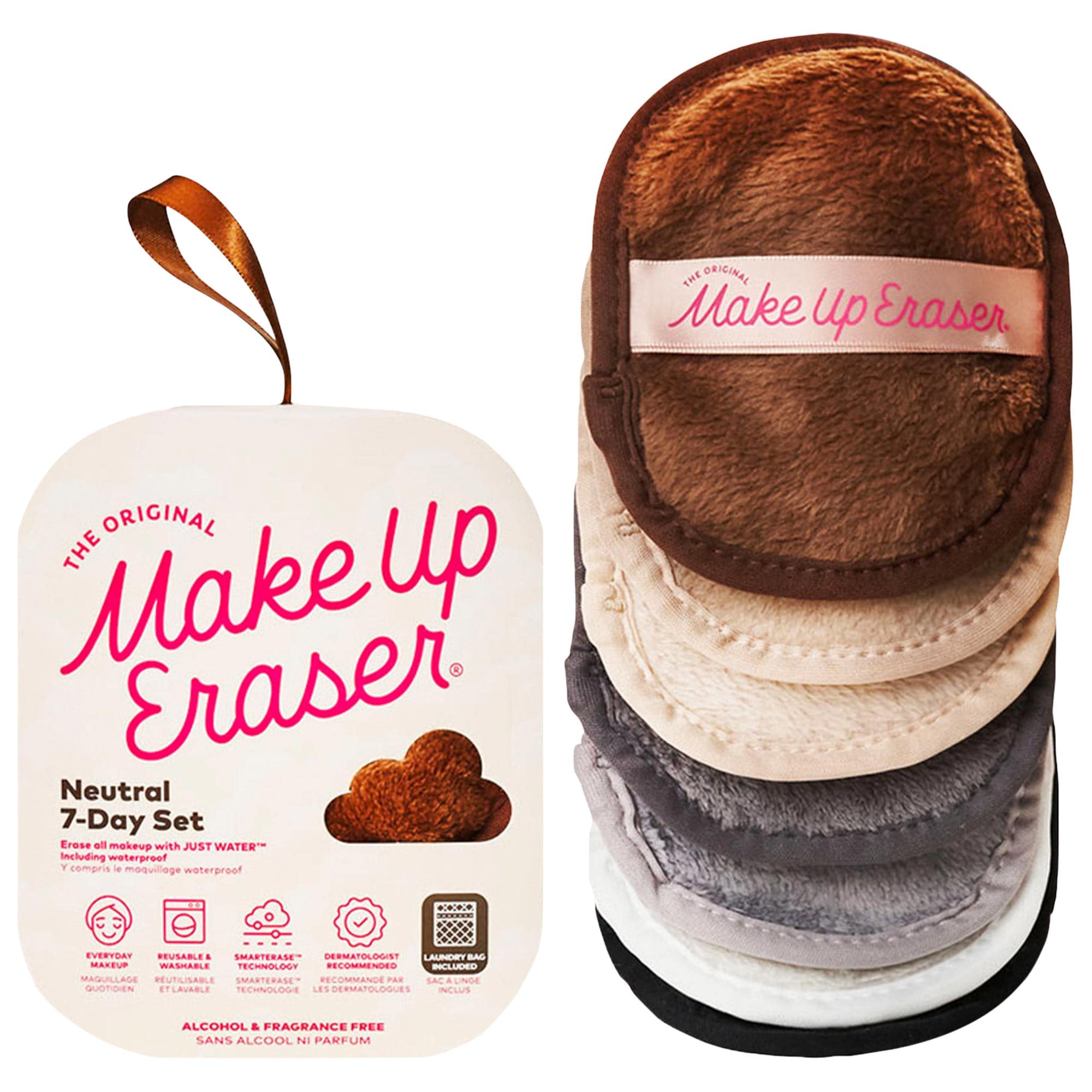Makeup Eraser&amp;reg; Neutrals 7-Day Set Reusable Makeup Remover