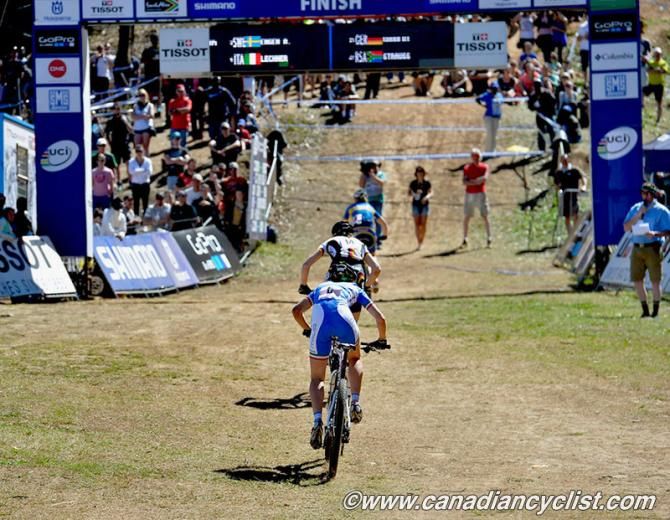 Finish of 1/4 finals heat