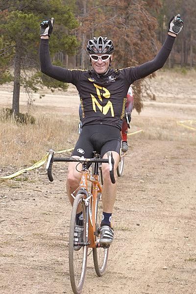 Dan soloed for the win in the adult race.