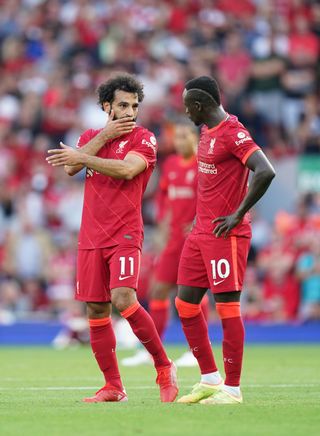 Mohamed Salah (left) and Sadio Made (right) are heading back to Liverpool