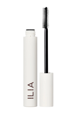 An Ilia mascara set against a white background.