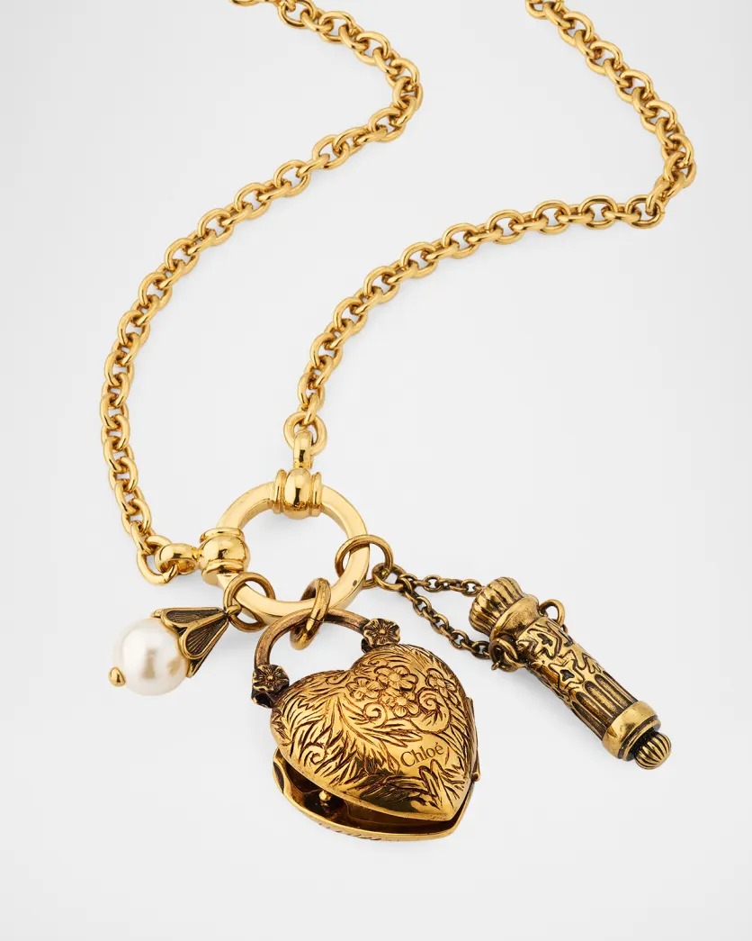 Chloe, Victorian Charm Necklace