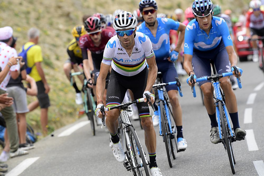 Alejandro Valverde (Movistar)stage 18 Tour de France