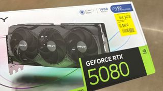 PNY GeForce RTX 5080 Overclocked Triple Fan