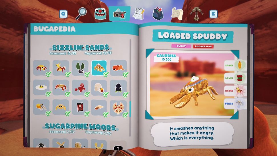 Boiling Bay, Scorched Gorge, Sizzlin' Sands - Bugsnax Bugapedia: How To ...