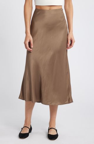 Satin Slip Skirt