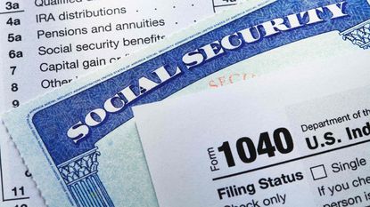 picture of tax forms and a Social Security card