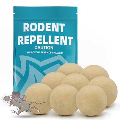 Kqpnmj Rodent Repellent, Mouse Repellent Indoor, Rat Repellant for House, Mice Repellant, Better Than Ultrasonic, Keep Mouse Away, Rat Deterrent for Car/rv/boat/garage-8p