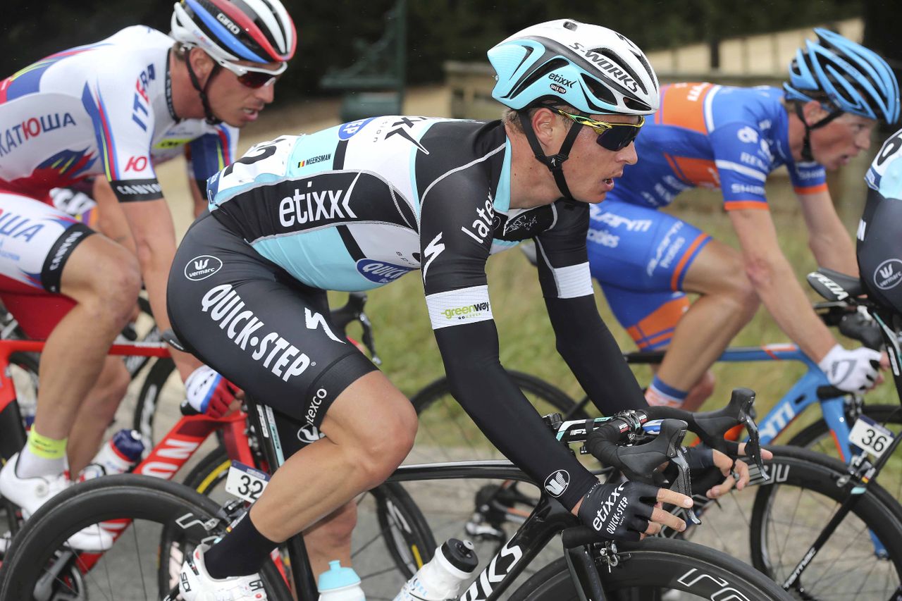 Gianni Meersman (Etixx-Quick Step) mid-race