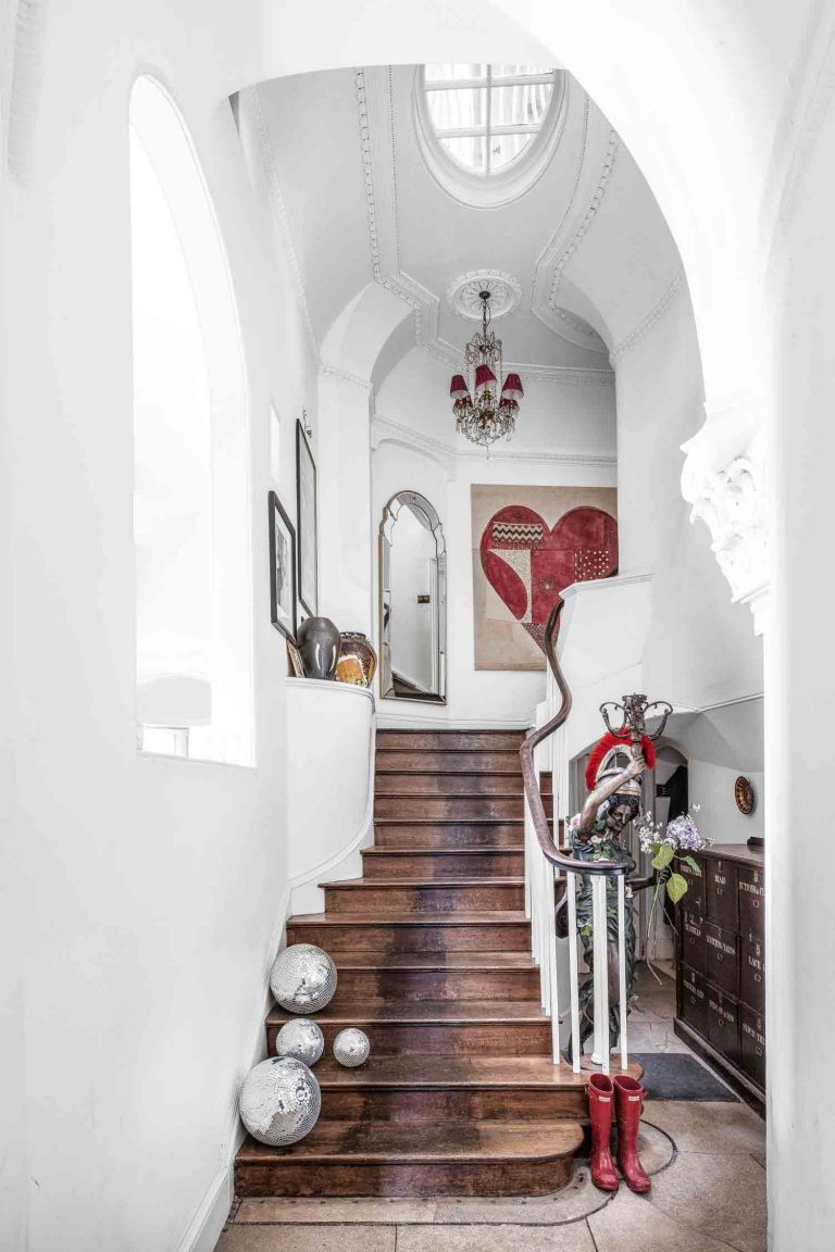 staircase in alice temperley home