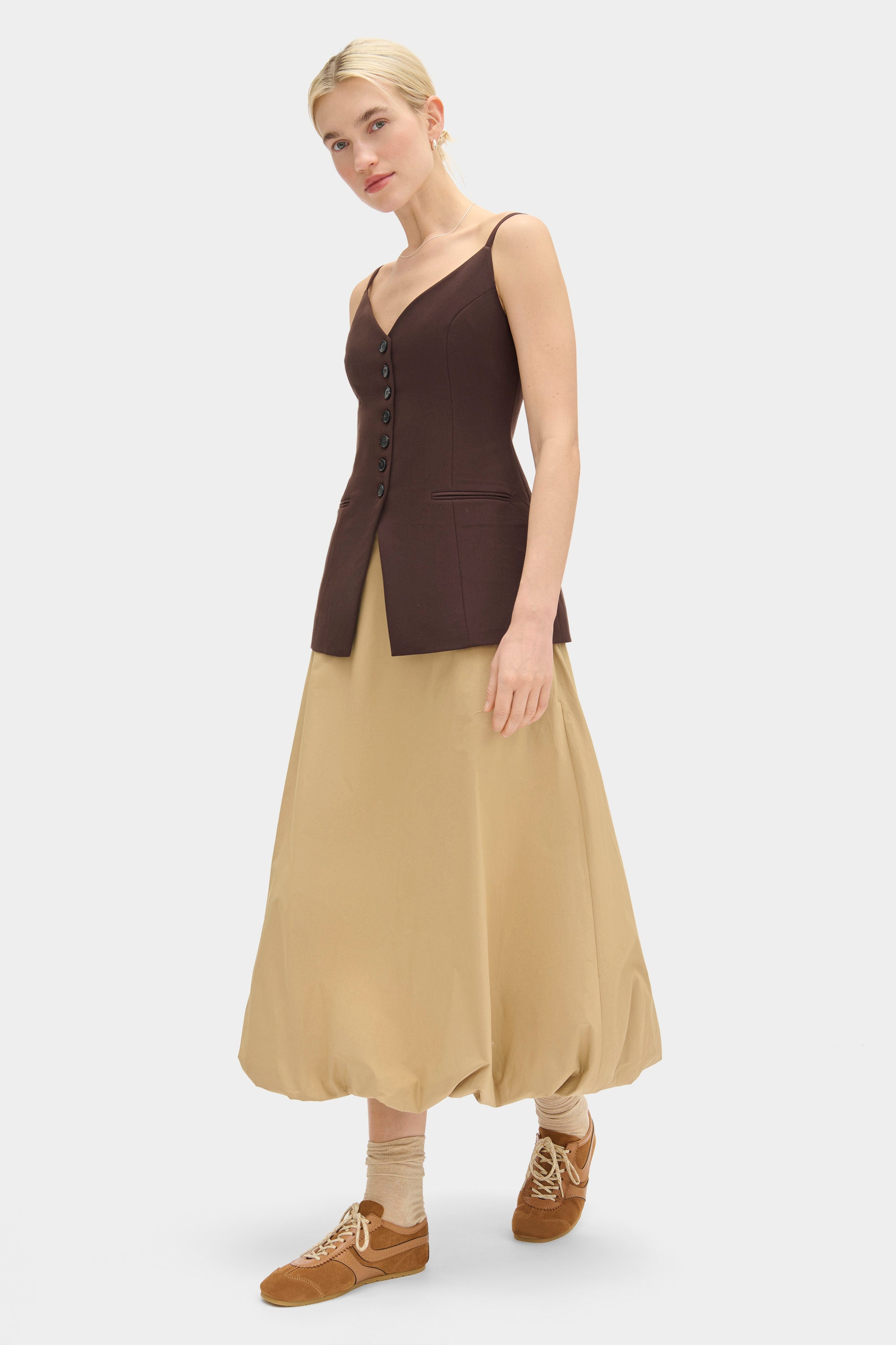 Nola Bubble Hem Skirt