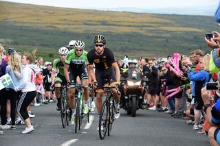Break on Haytor, Tour of Britain 2014 stage five